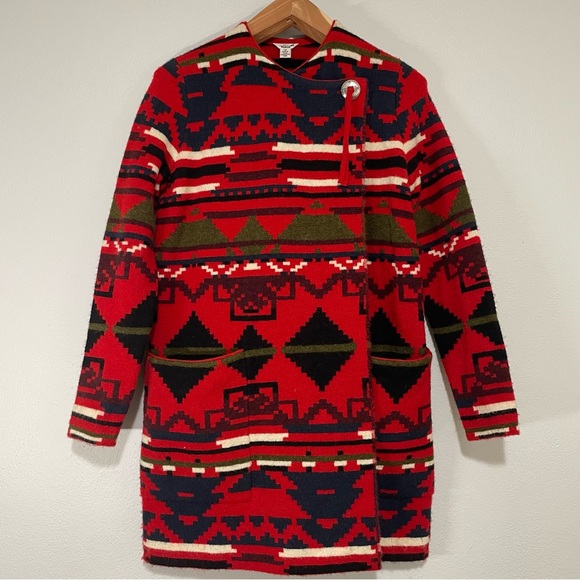 Woolrich Sweaters - Woolrich Wool Blend Aztec Print Southwestern Sweater